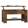 thumbnail image 5 of vidaXL Coffee Table Smoked Oak 101x49x52 cm Engineered Wood, 5 of 5