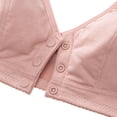 thumbnail image 7 of 3 Pack Convenient Front Button Bra Sleep Bras Front Closure Everyday Sports Bras for Middle Aged Elder Women, 7 of 7