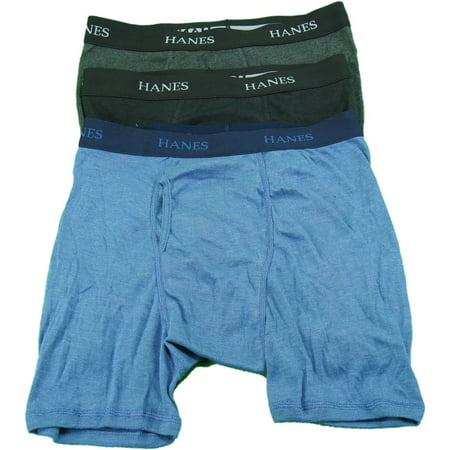 Hanes Best 3-Pack Men's Size Small Tagless Boxer Briefs,
