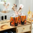 thumbnail image 3 of Yayeee 2 Pack Qtip Holder Bathroom Cotton Swab Canister with Lid Clear Dispenser Set, Black Cat, 3 of 6