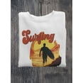 thumbnail image 3 of Surfing: Catching Waves Sweatshirt Mens -Smartprints Designs, Male Casual Fit, 3 of 4