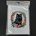 thumbnail image 3 of Black Chow Chow and Flowers Greeting Cards and Envelopes Pack of 8 7 in x 5 in, 3 of 3