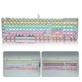 thumbnail image 4 of Clavier, clavier Mécanique Durable Blanc pour Jeu, 4 of 8