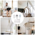 thumbnail image 3 of WASHWEPE 1 Set Durable Swing Fixing Hook Stainless Steel Silver for Multi Purpose Use, 3 of 4