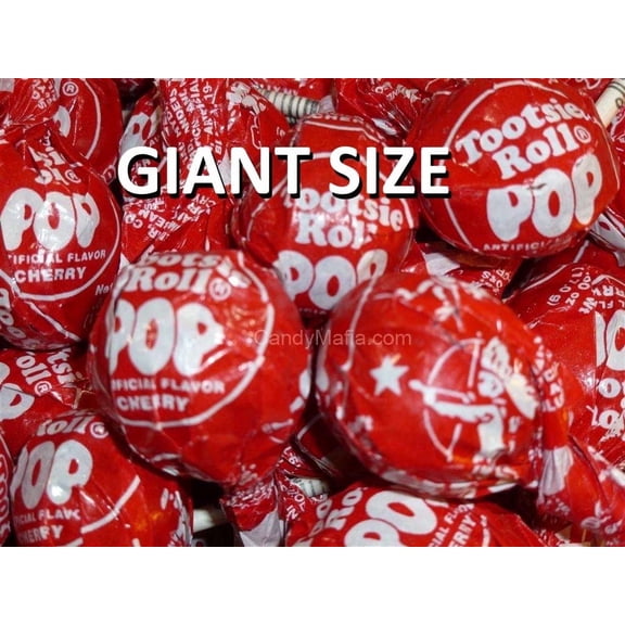 Giant Cherry Tootsie Pops Cherry 42 Count