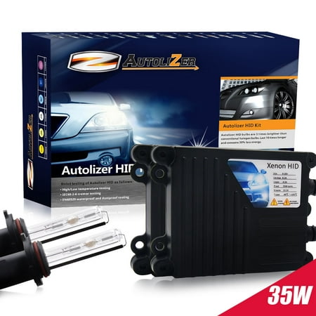 Autolizer 35W HID Xenon Conversion Kit with Premium Slim Ballast and Bulb - H1 3000K, 3K - Golden