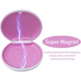 thumbnail image 2 of Étui de Rétention, Étui Aligneur Mince Mignon Compatible avec Invisalign, Support de Rétention avec Outil de Retrait d'Aligneur, Brosse et Mâcher, Sac à Corde (Blanc Extérieur Silicone Rose), 2 of 6