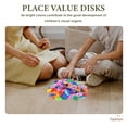 thumbnail image 2 of MIANGASTORE 600pcs Place Value Disks Bright Color Value Disks Math Counting Disks Early Math Skills Learning Props, 2 of 9