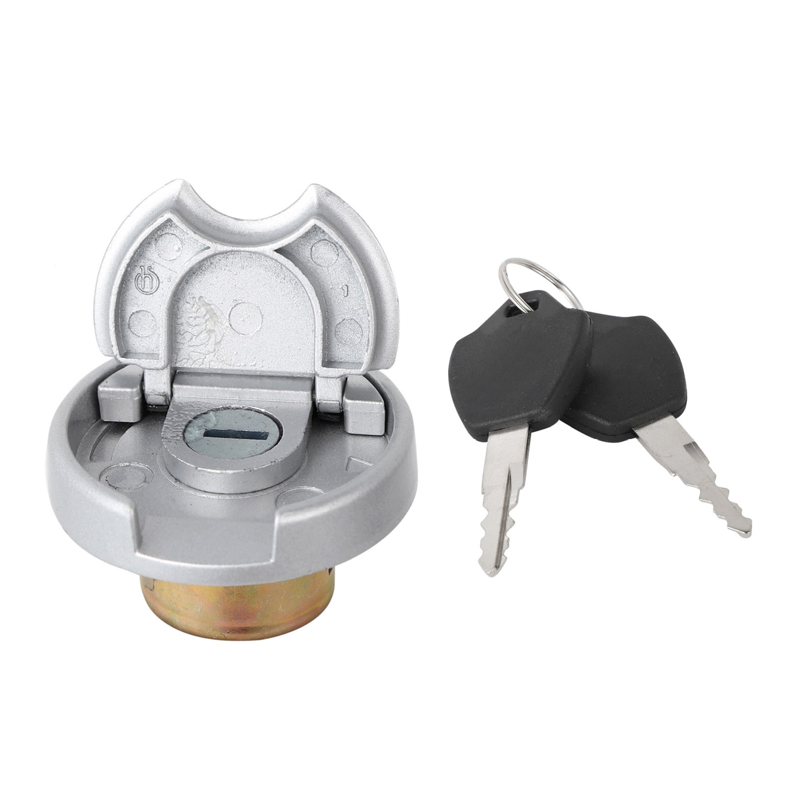 BIBABLYKE Locking Gas Caps Easy Installation Secure Fuel Tanks Caps with Lock Vehicle Accessories for GY6 Fuel Tanks Security