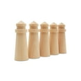 thumbnail image 2 of Lighthouse Decorations for Beach Themed Decor, Pack of 500 Mini Wooden Lighthouse Figures, 2-3/4" Lighthouse Ornaments, by Woodpeckers, 2 of 7