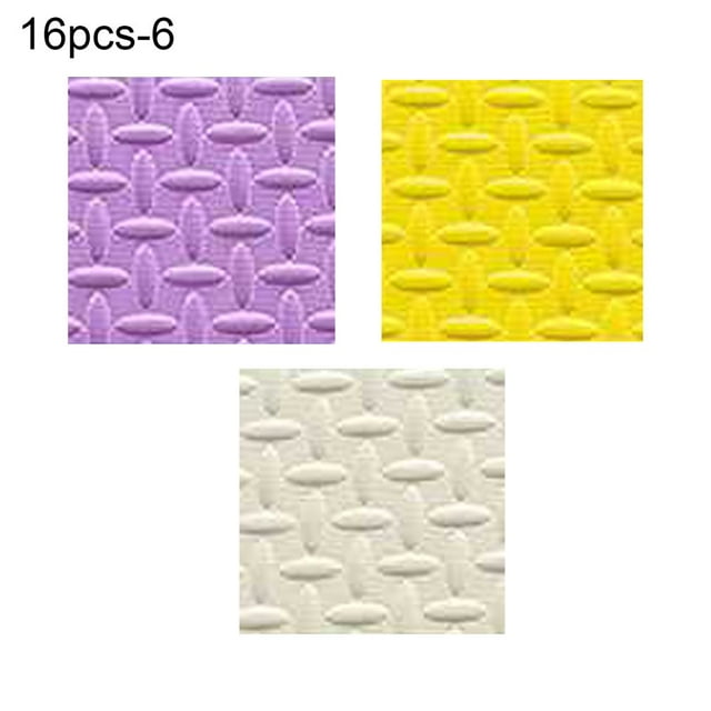 32Pcs Play Mat Anti-slip Interlock Square Exercise Tiles Floor Carpet for Children Room