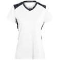 thumbnail image 2 of Ladies Vigorous Jersey 2Xl White/Graphite/Black Print, 2 of 4