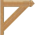 thumbnail image 3 of Ekena Millwork 6"W x 22"D x 22"H Traditional Rough Sawn Arts and Crafts Outlooker, Western Red Cedar, 3 of 4