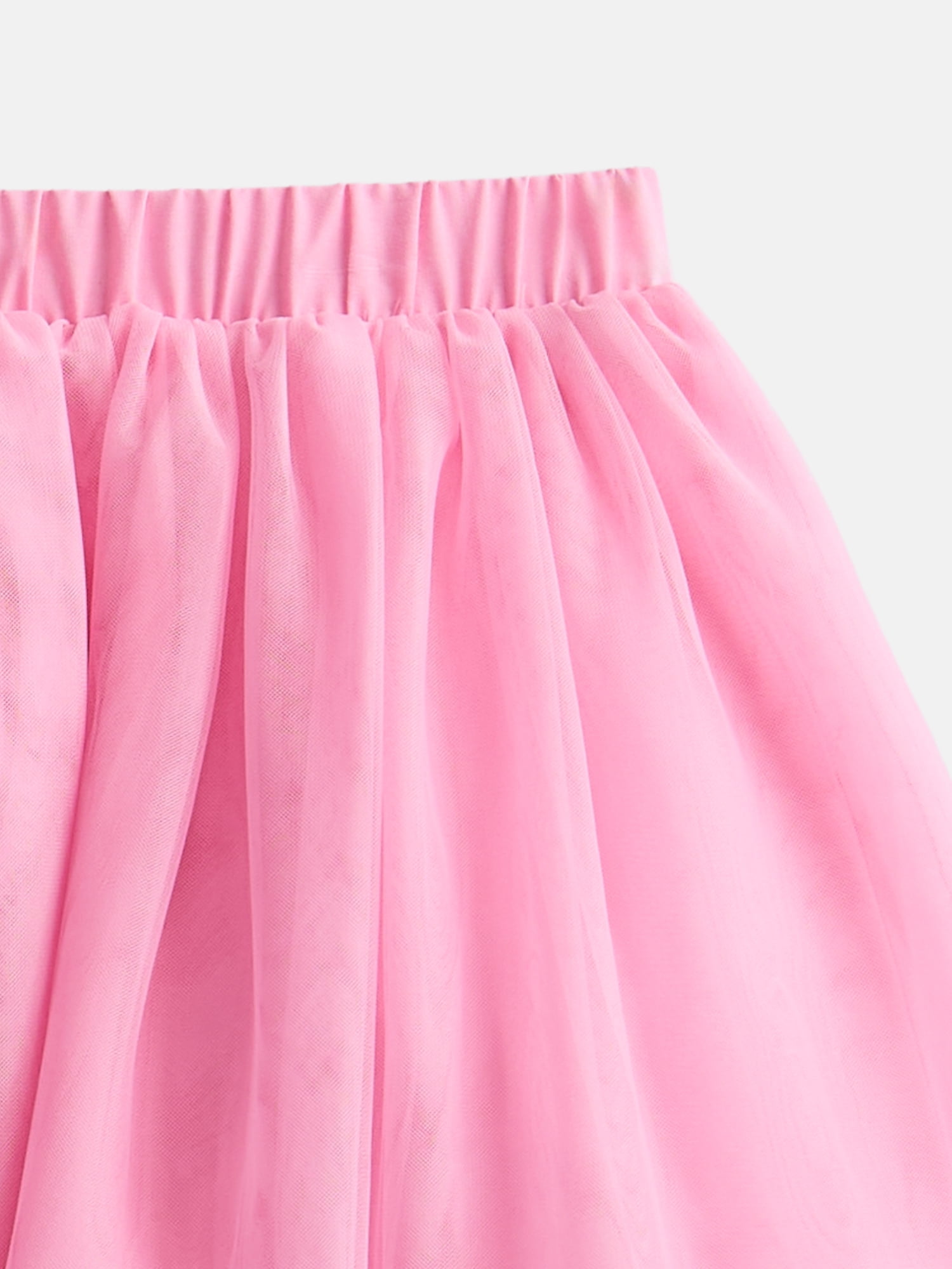 Wonder Nation Toddler Girls Graphic Fleece Sweatshirt and Tulle Skirt Set, 2 Piece, Sizes 12M-5T