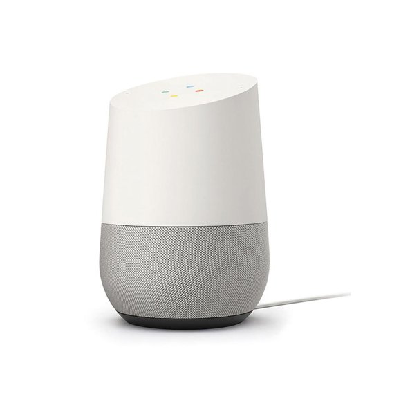 Google Home - Smart Speaker & Google Assistant, Light Grey & White