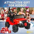 thumbnail image 5 of ANPOO 12V Kids Powered Ride on Truck Car with Parent Remote Control, Electric Battery Powered Ride on Toys w/ 3-Speed, Suspension, LED Lights, Music, Bluetooth, MP3, 5 of 8