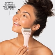 Kitsch Stainless Steel Facial Ice Roller, Self Care Essentials, Face Roller for Home Use (Pink)
