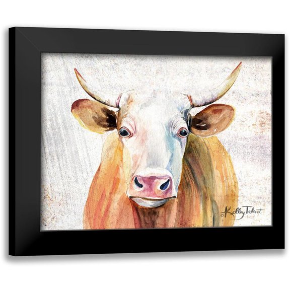 Talent, Kelley 14x12 Black Modern Framed Museum Art Print Titled - Royal Gold Steer