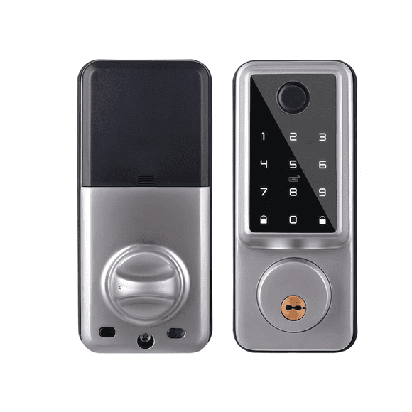 Waterproof Smart Deadbolt Locks For Home Bluetooth App Biometric Fingerprint Digital Keypad Entry Door Lock ,Easy to Install