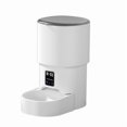 thumbnail image 4 of Automatic Cat Feeder with Camera, Smart Pet Food Dispenser with 2.4GHz WiFi, Timed Feeding Schedule, LCD Display, Video Monitoring for Cats and Dogs,Button model, 4 of 8