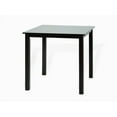 thumbnail image 2 of Wickerix Dining Kitchen Square Table Classic Modern Wooden, Espresso, 2 of 8
