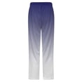 thumbnail image 6 of Aesthetic Night Blue And White Gradient Winter Female Pants Flannel High Waist Women Pants Lady Warm Straight Leg Plush Trousers, 6 of 7