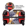 thumbnail image 4 of Kll Travel Stamp Luggage Cover Suitcase Cover Suitcase Protector (Luggage not included)-Medium, 4 of 8