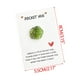 thumbnail image 2 of Tarjeta de bolsillo rosa con purpurina degradada | Tarjeta de felicitación romántica para el día de San Valentín Aniversario amistad | Lindo espacio de mensajes personalizados | Regalo decorativo, 2 of 6