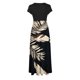 thumbnail image 5 of ICHUANYI Clearance Women's Floral Print Colorful Summer Dress Short Sleeve Dresses Beach Casual Maxi Sundress(Black, L) ICHUANYI WER2023081107511, 5 of 5