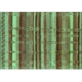 thumbnail image 1 of Ahgly Company Indoor Rectangle Southwestern Turquoise Blue Country Area Rugs, 5' x 8', 1 of 4