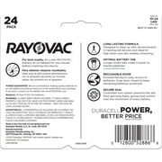 Rayovac Size 10 Hearing Aid Batteries, 24-Pack 10-24