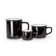 thumbnail image 2 of Abbott Collection AB-27-ENAMEL-MUG-BLK 4 in. Enamel Look Mug, Black, 2 of 2