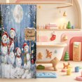 thumbnail image 3 of Manfei Vintage Santa Claus Shower Curtain 72Wx84L,Christmas Happy Holiday Bathroom Shower Curtain, 3 of 5