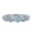Blue, variant on Silver Plated Cubic Zirconia Heart Ring Leaf Band Engagement Ring for Women Exquisite Valentine's Day Gift
