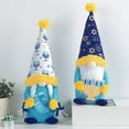 thumbnail image 6 of Hanukkah Gnomes Ornaments Plush Scandinavian Tomtes Nisse Swedish Gnomes Home Farmhouses Kitchen Tiered Tray Decoration, 6 of 8