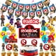 thumbnail image 2 of ROBLOX-Decoración de fiesta de cumpleaños, taza, plato, mantel, plato de globo desechable, vajilla, regalo de cumpleaños para niñas, niños, 2 of 4
