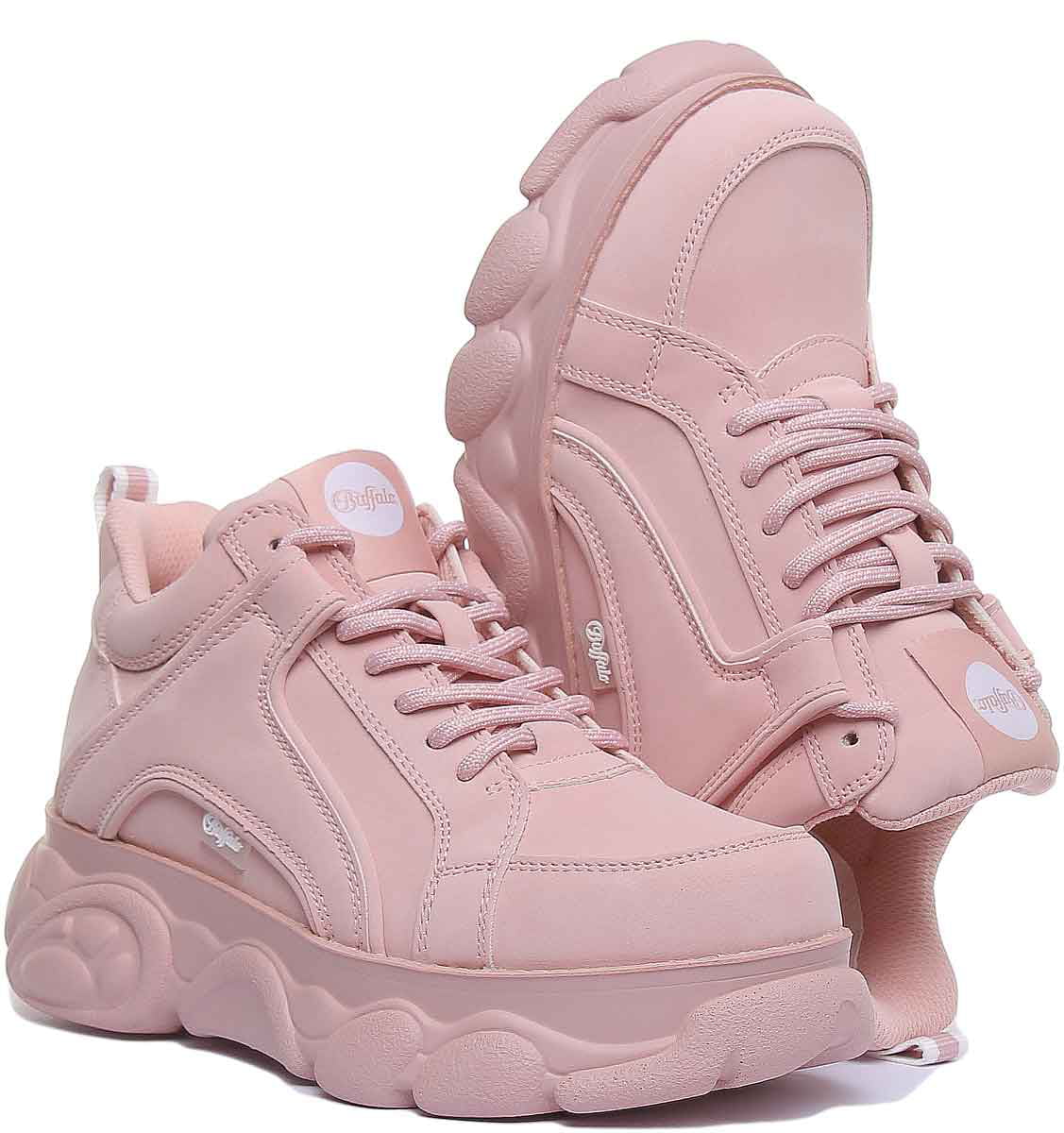 spring casual women chunky sneakers white ladies trainers Female buffalo  shoes high heel fashion luxury sport sneakers - AliExpress