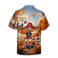 thumbnail image 2 of Thanksgiving Newfoundland Pilgrim Grateful, Thankful, Blessed Fall Welcome Hawaiian Shirt Breathable Summer Unisex Merch Newfie Dog Lover Gifts - 00021, 2 of 6