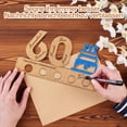 thumbnail image 4 of Advancent Idea original de regalo de dinero, caja de madera con texto grabado para 60 cumpleaños, madera e ideas de bricolaje Kits de decoración para fiestas, 4 of 6
