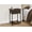 Dark Brown, variant on Nmkwnr Wood Side Table with Bottom Shelf, 1 Drawer End Table for Living Room, Bedroom, White