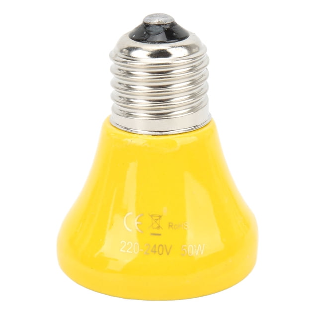 Oubit Ceramic Amphibian Heating Lamp,Ceramic Reptile Heat Lamp Ceramic Heat Emitter Ceramic Heating Lamp Advanced Technology