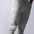 thumbnail image 5 of FRSASU Men's Tapered Gym Joggers, Lightweight Training Cuffed Sweatpants with Pocket and Drawstring, Slim Fit Athletic Running Pants Gray, 5 of 9