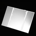 thumbnail image 2 of Espejo de Maquillaje Triple Sincero con 8 Luces LED Brillantes Blanco, 2 of 6