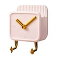 thumbnail image 1 of Small Alarm Clocks for Bedrooms Creative Storage Rack Free Punch Alarm Clock Hook Kitchen Supplies Storage Rack Bedroom Wall Hanging Pendant, 1 of 5