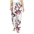 thumbnail image 2 of Lsque Cherry Blossoms Print Women's Pajama Pants, Lounge Pant - Comfortable Home Wear,Elastic Waistband, Stylish Design-X-Large, 2 of 9