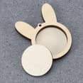 thumbnail image 3 of MasteelfCA 5 Pcs Cross Stitch Fixing Frame Embroidery Mini Wood Hoops DIY Wooden Stitch for Crafting Sewing Stitching (4.5cm Kitten, 4.5cm Bear, 4.5cm Rabbit, 4cm Heart Shape Style, Gold Bead Chain), 3 of 7