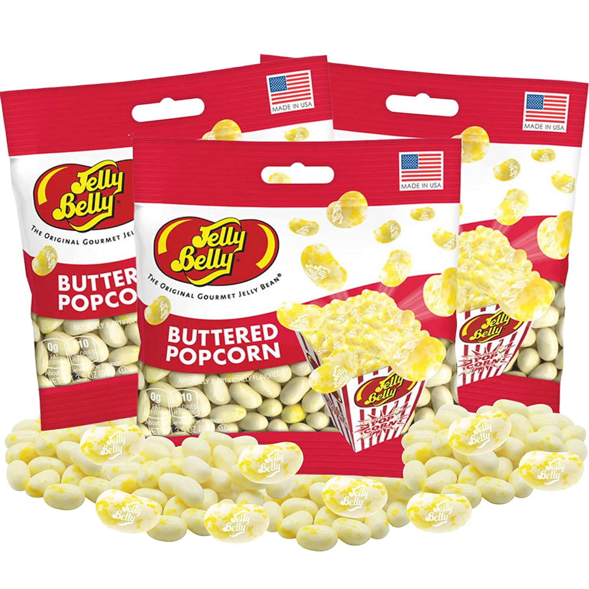 Jelly Belly Buttered Popcorn Jelly Beans, Gourmet Movie Night Snacks