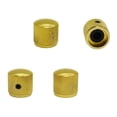 thumbnail image 1 of 4 Metal Tone Volume Speed Control Dome Knobs for Tone Volume Button Replacement Parts Instrument Accs Hole Electric Guitar Bass Golden, 1 of 7