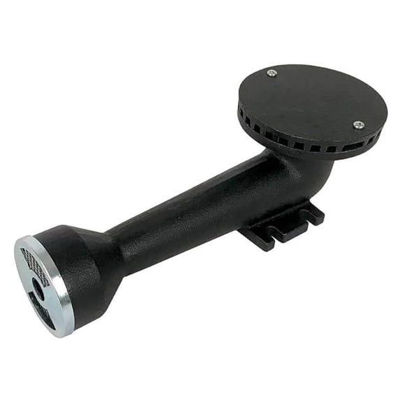 Holland Smoker Gas Grill Cast Iron Replacement Round Burner 9 18 inches, Black