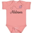 thumbnail image 3 of Inktastic Butterfly Alabama Boys or Girls Baby Bodysuit, 3 of 5
